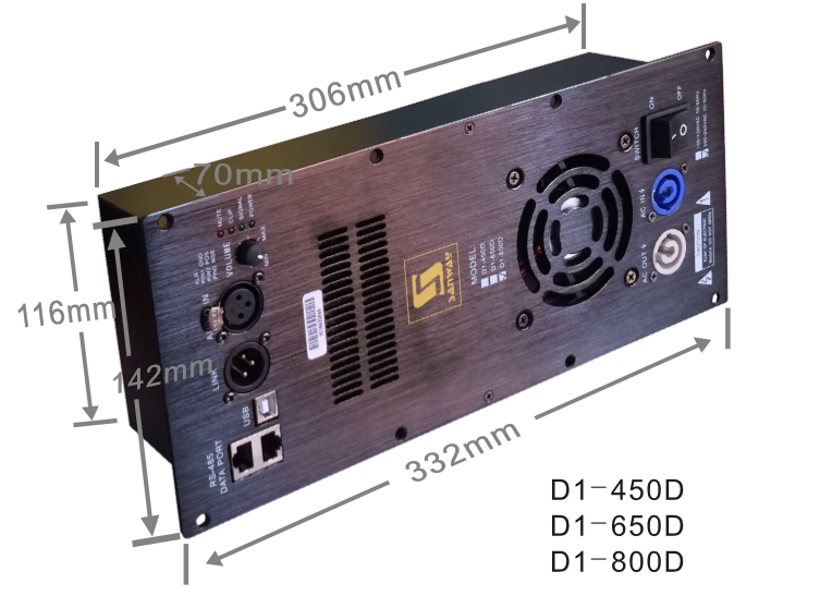 D1-650D扬声器D类数字放大器模块