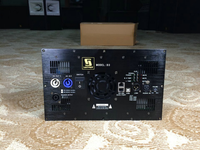 D3 1800W + 900W + 900W类D 3CH DSP放大器模块，用于有源扬声器