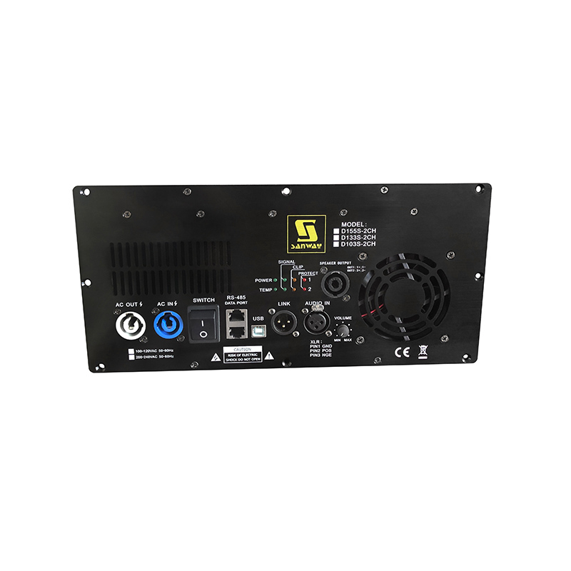 D155S-2CH 1800W 700W D类板式放大器，用于有源扬声器