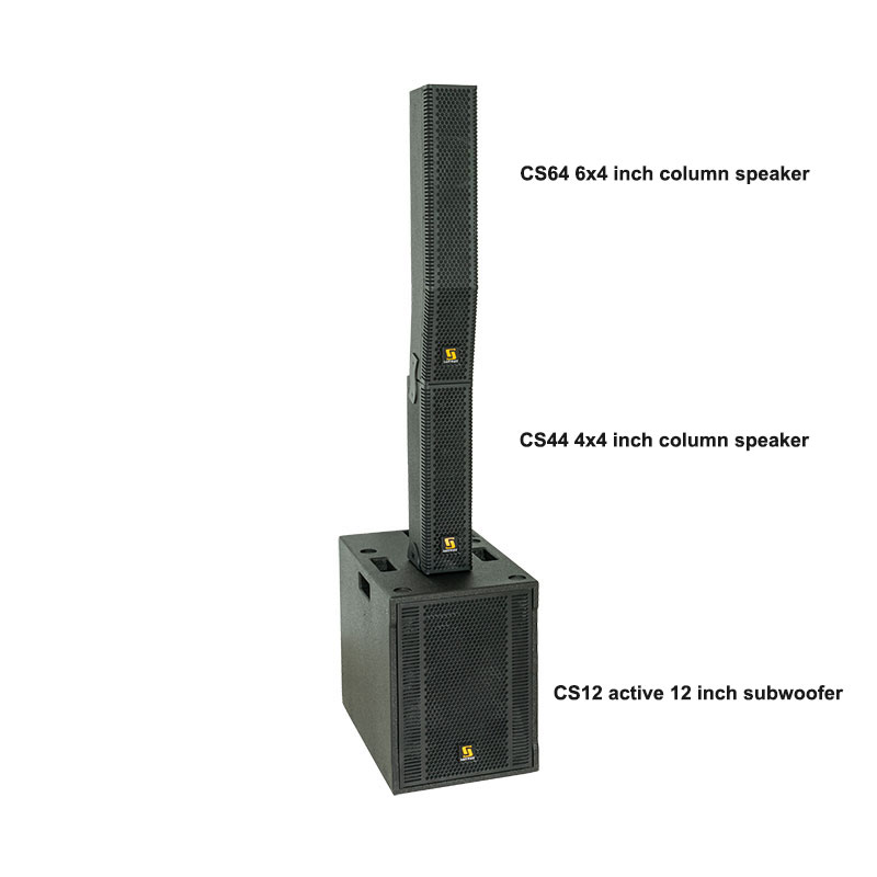 CS64&CS18 6X4 英寸有源 Pa 列阵列扬声器系统