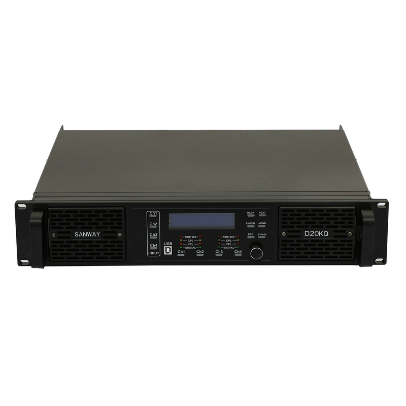 D20KQ 4频道D类数字DSP放大器16000W用于低音炮 